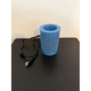Lantern Fragrance Blue Flip Dish Wax Warmer- Plug in